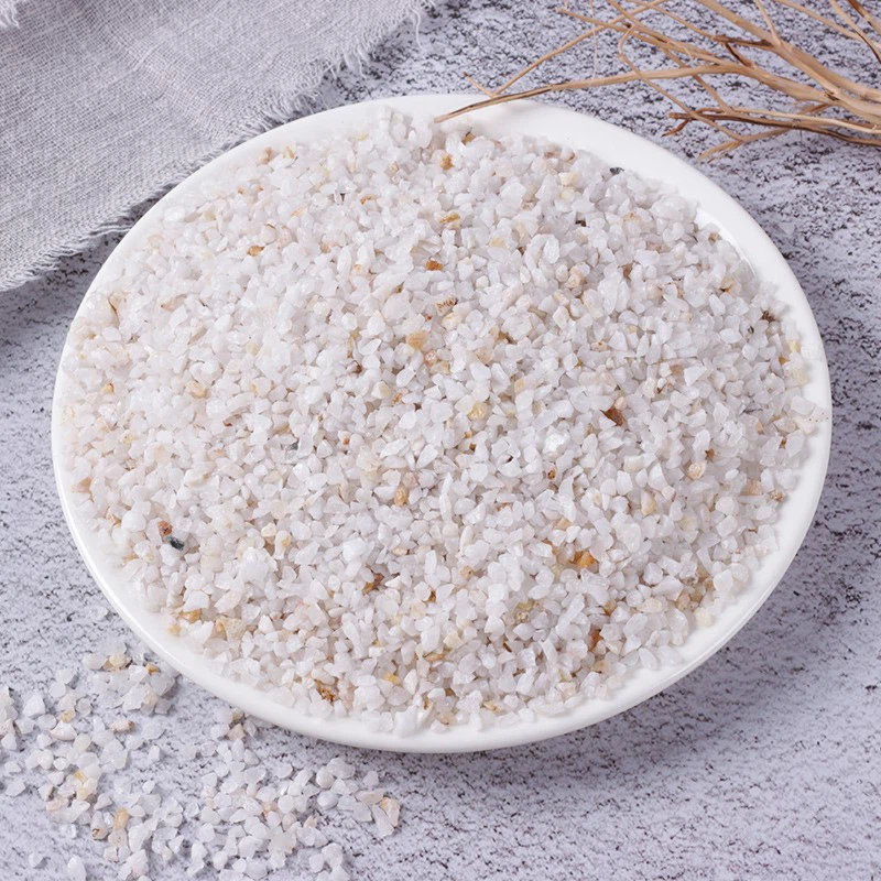 White Colored Quartz Silica Sand Filter material White Colored Quartz Silica Sand Filter material