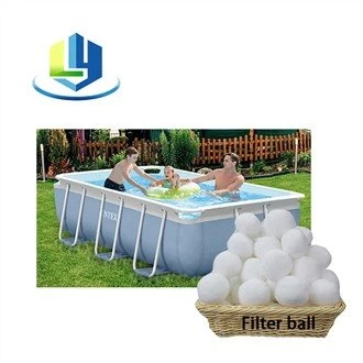 100 % Polyester-Filterballfaser