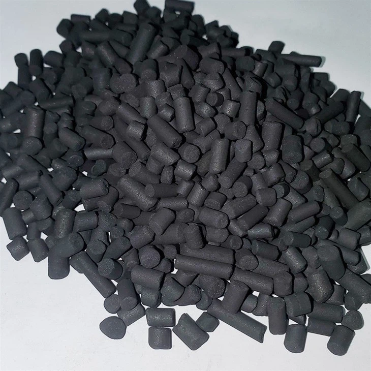 Drinking Water Treatment High Quality Coconut Shell Based 4mm Cylindrical Activated Carbon Pellets