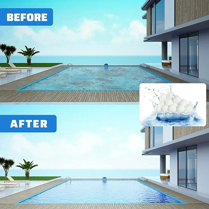 Environmentally Friendly Swimming Pool Filtration Fiber Ball Suitable For All Sand Filtration Pumps