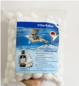 Fiber Ball Supplier Swimming Pool Filter Media 700g PE Bag Packaging