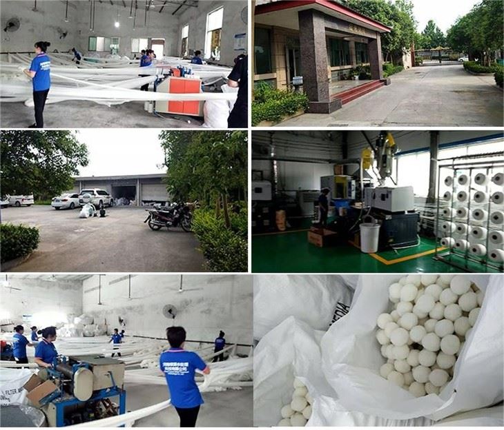 High Quality 50mm Modified Fiber Balls For Oilfield Water Purification And Sewage Treatment