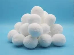 High Quality Bundled Fiber Ball 50MM Industrial Grade For Water Treatment Polyester Fiber Ball For Pillow And Cushion