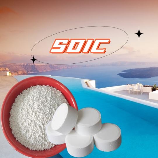 Niedriger Preis Wasseraufbereitung 25 kg Granulat Tabletten SDIC-Dihydrat 56 Prozent Preis Natriumdichlorisocyanurat