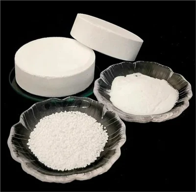 Hochwertige 60-Prozent-SDIC-Tabletten und -Partikel zur Wasseraufbereitung, Sterilisation und Desinfektion