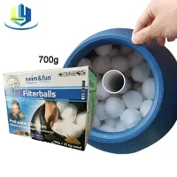 Zulieferer-Faserball-Filtermedium für Schwimmbäder, 700 g, Farbbox-Verpackung