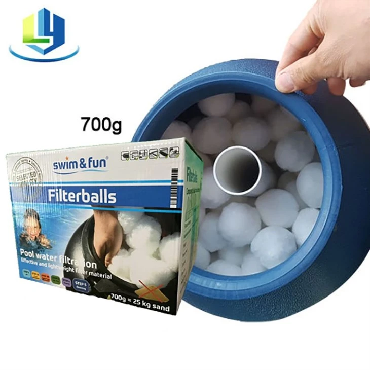 700g Pool Filter Balls Eco-Friendly Fiber Filter Media For Swimming Pool Sand Filters