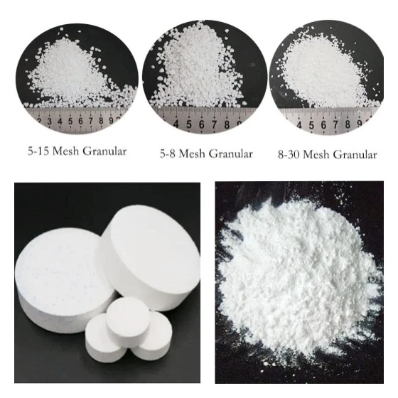 Clear Water Chlorine Tablets Sodium Dichloroisocyanurate SDIC Chlorine 20-40mesh Granular
