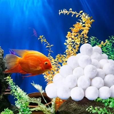 Aquarium Tank sauber 3 Mikron Energiesparpumpen Filter Polyester Fiber Ball